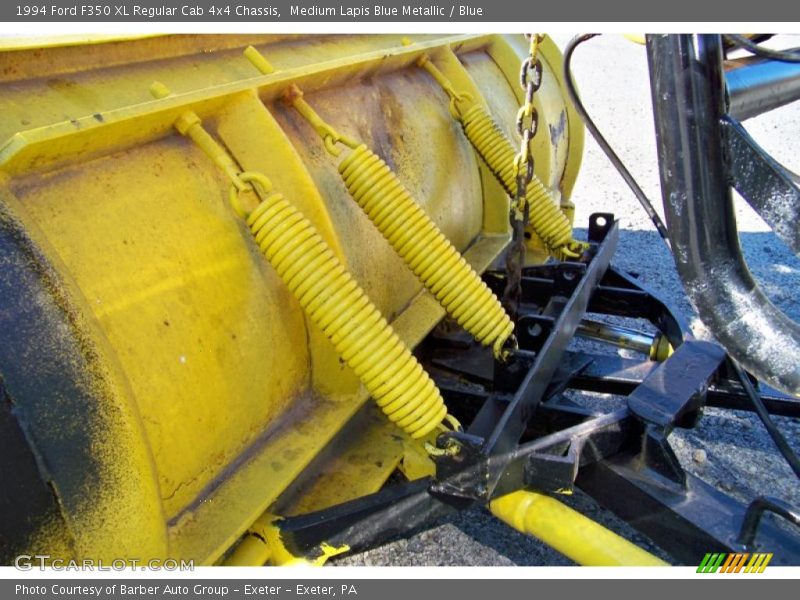 Medium Lapis Blue Metallic / Blue 1994 Ford F350 XL Regular Cab 4x4 Chassis