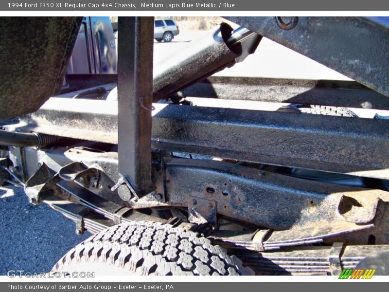 Medium Lapis Blue Metallic / Blue 1994 Ford F350 XL Regular Cab 4x4 Chassis