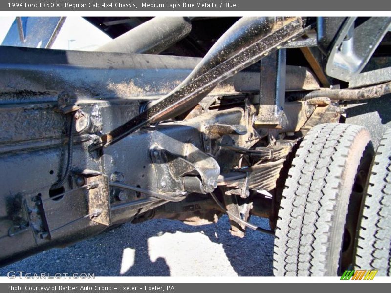 Medium Lapis Blue Metallic / Blue 1994 Ford F350 XL Regular Cab 4x4 Chassis
