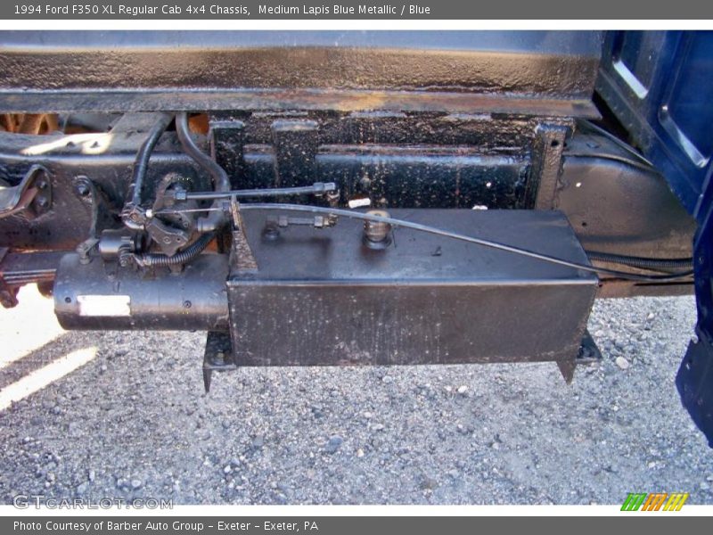 Medium Lapis Blue Metallic / Blue 1994 Ford F350 XL Regular Cab 4x4 Chassis
