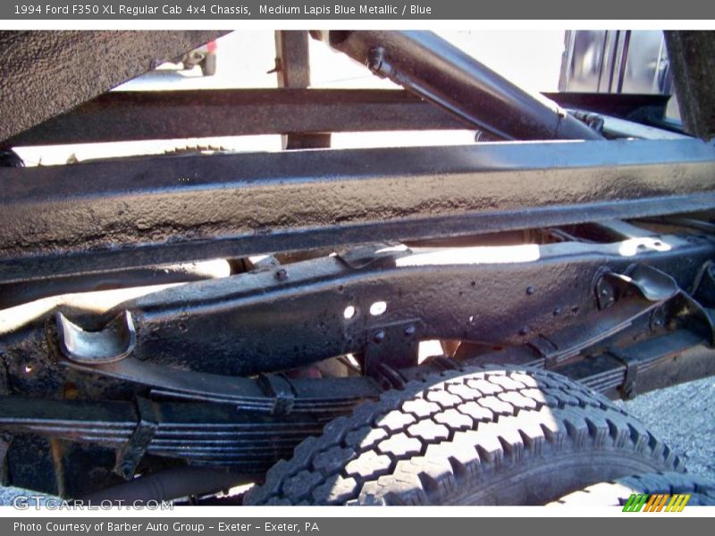 Medium Lapis Blue Metallic / Blue 1994 Ford F350 XL Regular Cab 4x4 Chassis
