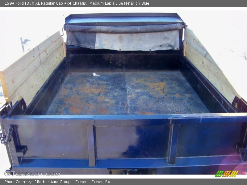 Medium Lapis Blue Metallic / Blue 1994 Ford F350 XL Regular Cab 4x4 Chassis