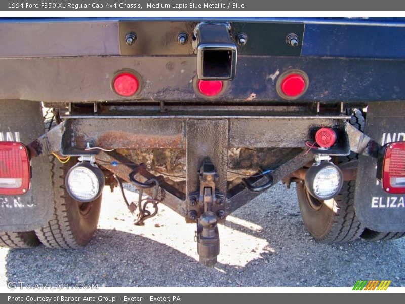 Medium Lapis Blue Metallic / Blue 1994 Ford F350 XL Regular Cab 4x4 Chassis