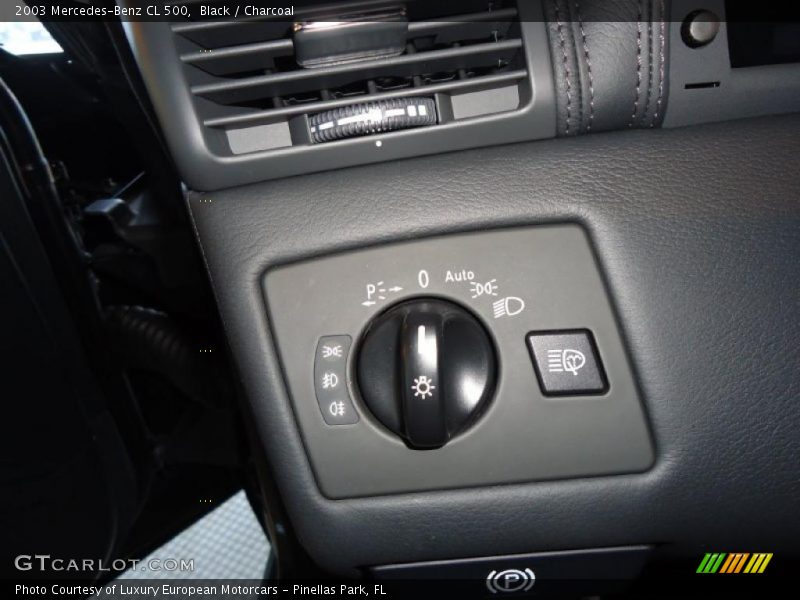Controls of 2003 CL 500