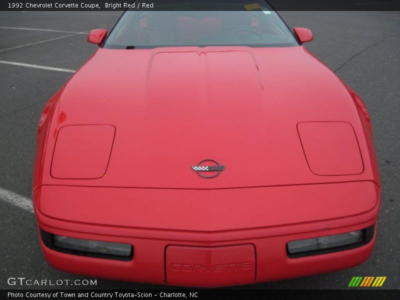 Bright Red / Red 1992 Chevrolet Corvette Coupe
