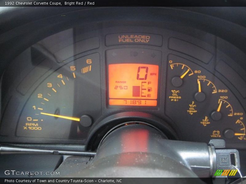  1992 Corvette Coupe Coupe Gauges