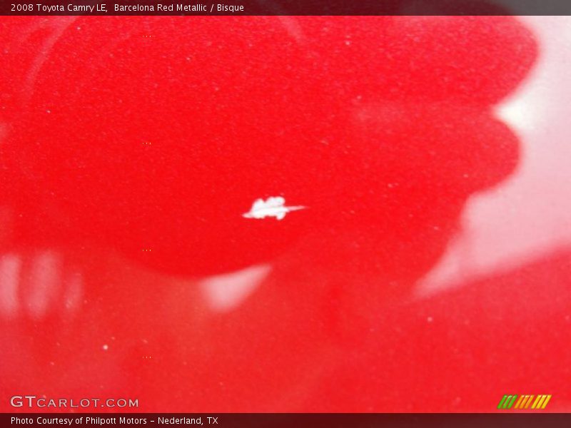 Barcelona Red Metallic / Bisque 2008 Toyota Camry LE