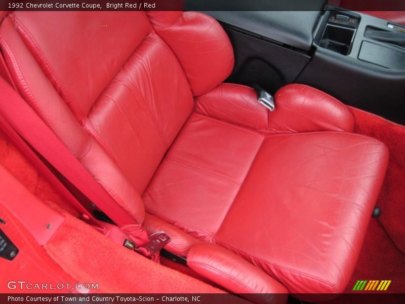  1992 Corvette Coupe Red Interior