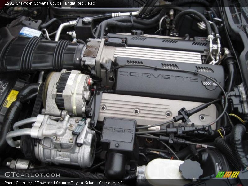 1992 Corvette Coupe Engine - 5.7 Liter OHV 16-Valve LT1 V8