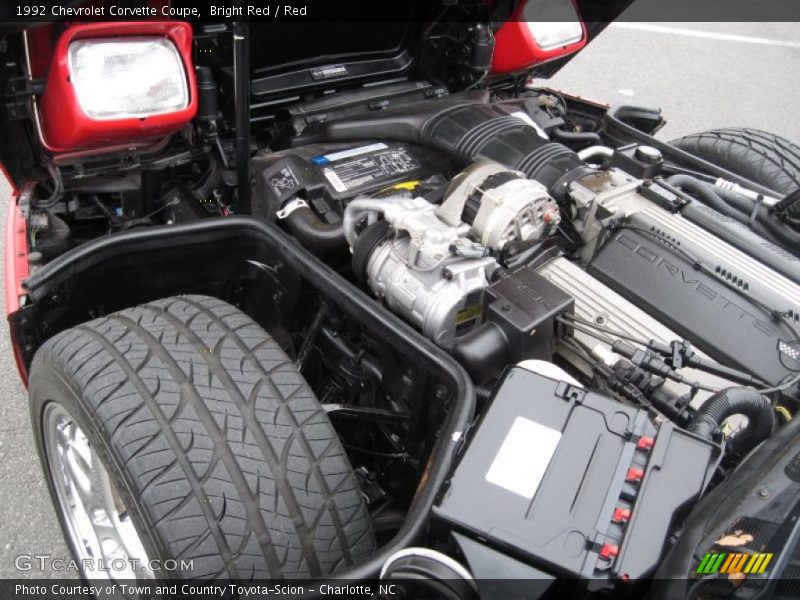  1992 Corvette Coupe Engine - 5.7 Liter OHV 16-Valve LT1 V8