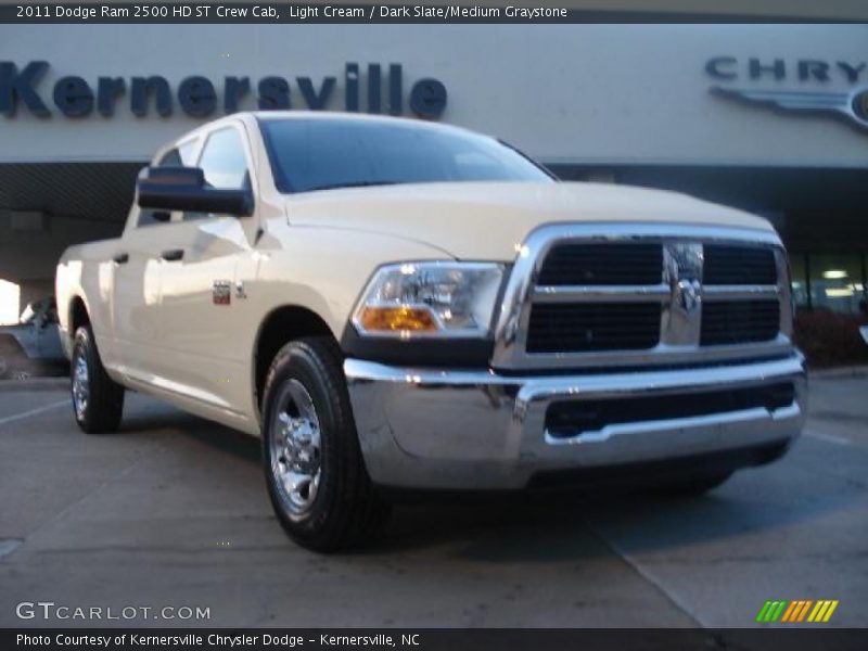 Light Cream / Dark Slate/Medium Graystone 2011 Dodge Ram 2500 HD ST Crew Cab