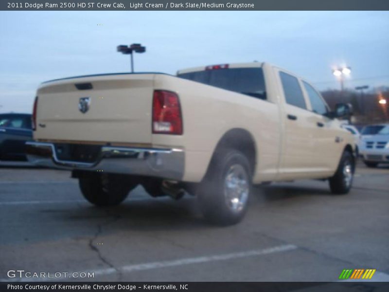 Light Cream / Dark Slate/Medium Graystone 2011 Dodge Ram 2500 HD ST Crew Cab