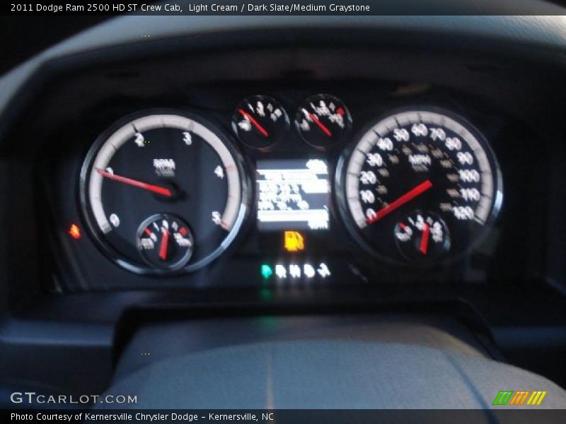 Light Cream / Dark Slate/Medium Graystone 2011 Dodge Ram 2500 HD ST Crew Cab