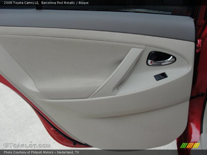 Barcelona Red Metallic / Bisque 2008 Toyota Camry LE