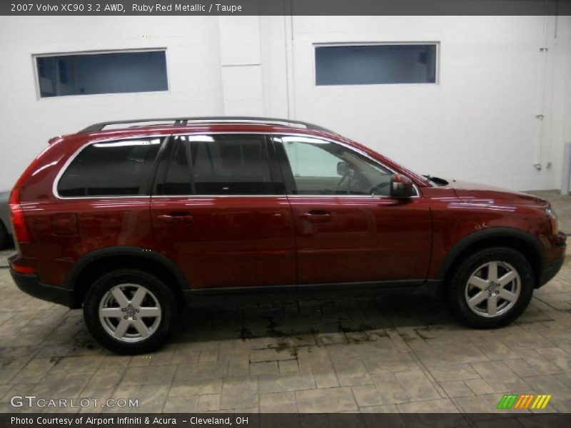 Ruby Red Metallic / Taupe 2007 Volvo XC90 3.2 AWD