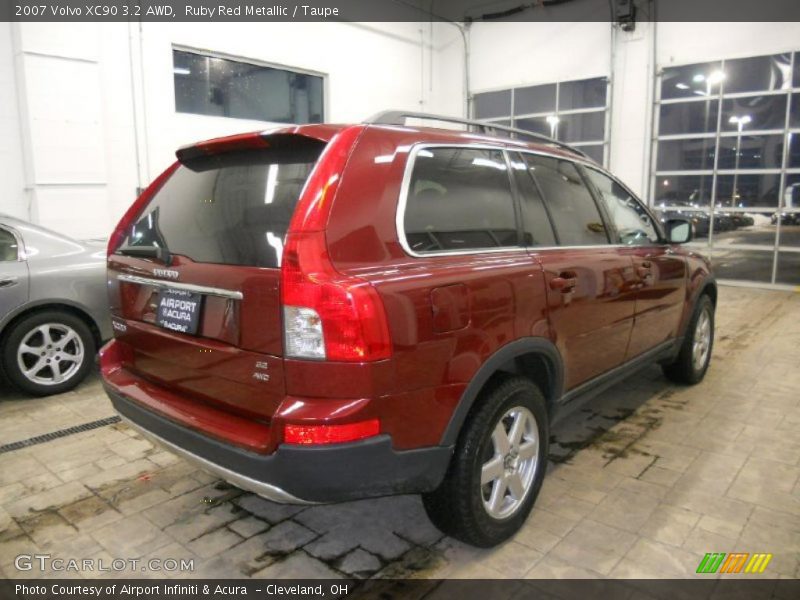 Ruby Red Metallic / Taupe 2007 Volvo XC90 3.2 AWD