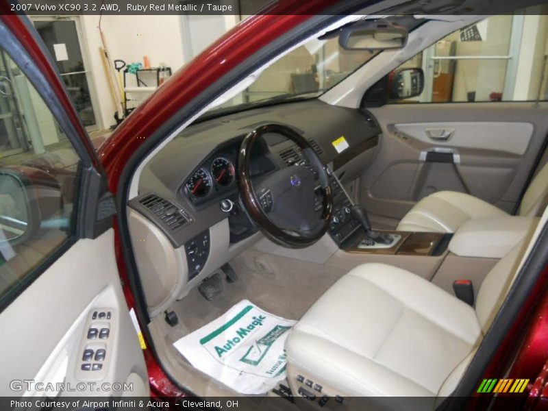 Ruby Red Metallic / Taupe 2007 Volvo XC90 3.2 AWD