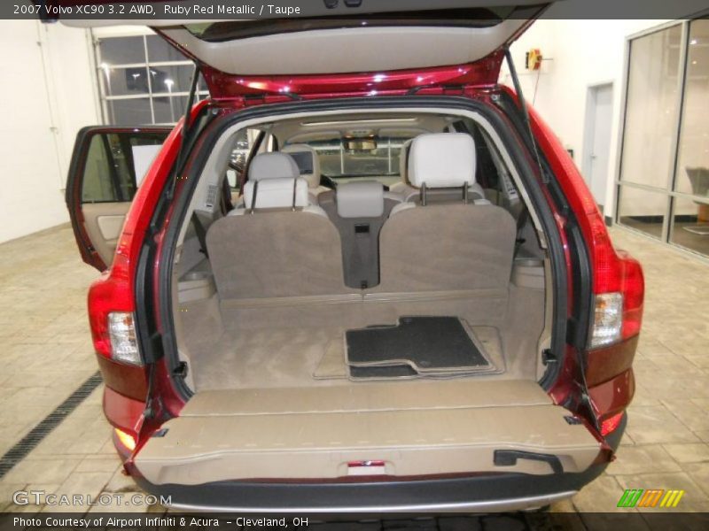 Ruby Red Metallic / Taupe 2007 Volvo XC90 3.2 AWD