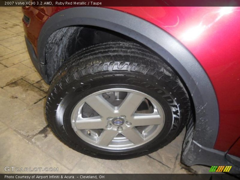 Ruby Red Metallic / Taupe 2007 Volvo XC90 3.2 AWD