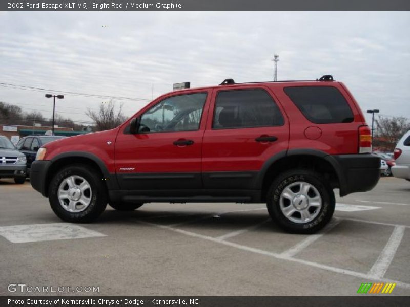 Bright Red / Medium Graphite 2002 Ford Escape XLT V6