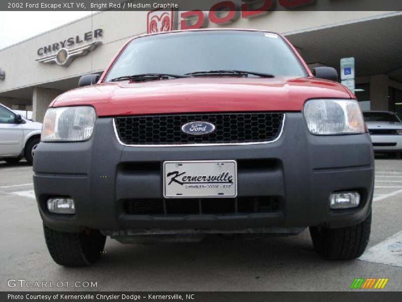 Bright Red / Medium Graphite 2002 Ford Escape XLT V6