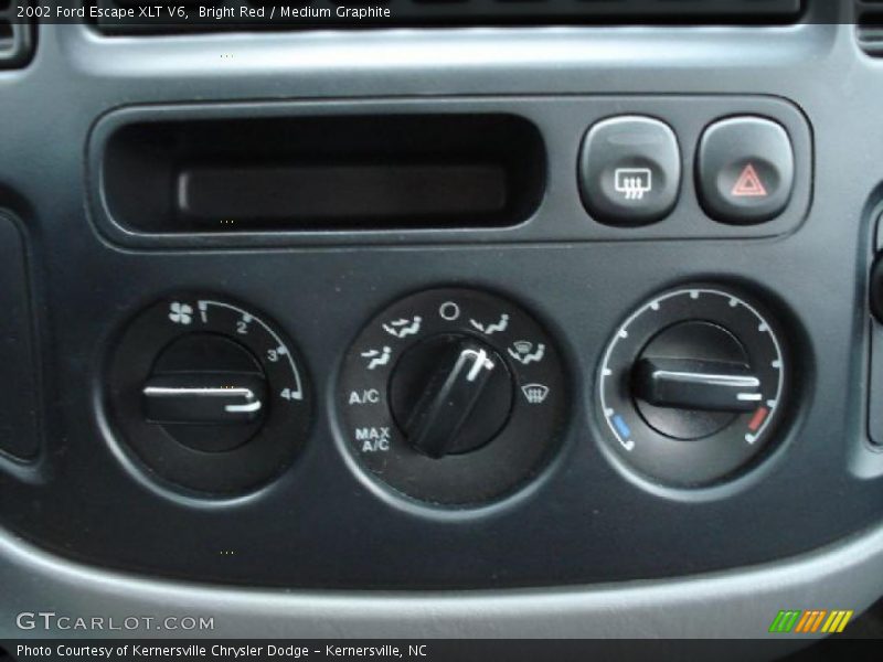 Controls of 2002 Escape XLT V6