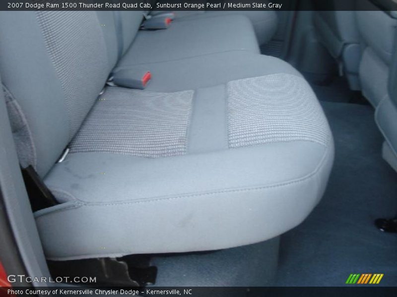 Sunburst Orange Pearl / Medium Slate Gray 2007 Dodge Ram 1500 Thunder Road Quad Cab