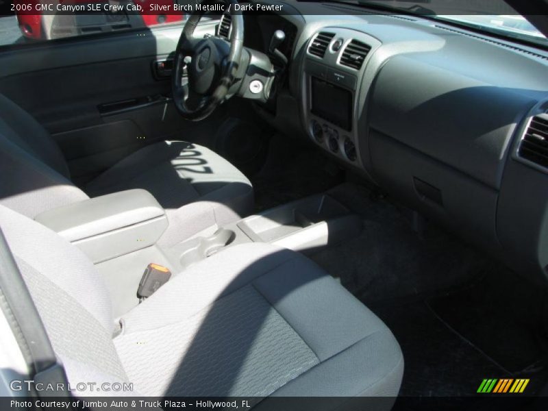 Silver Birch Metallic / Dark Pewter 2006 GMC Canyon SLE Crew Cab