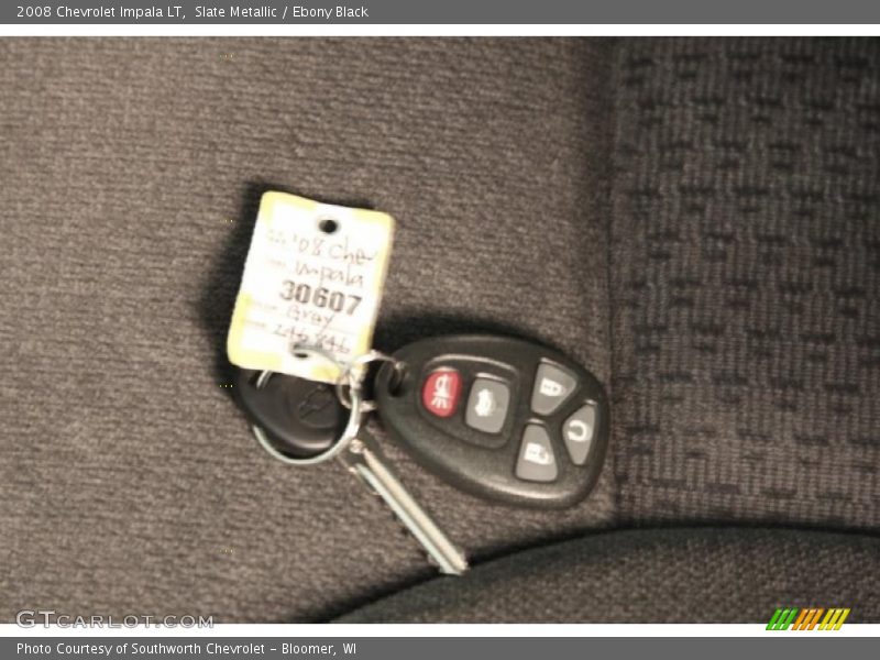 Slate Metallic / Ebony Black 2008 Chevrolet Impala LT
