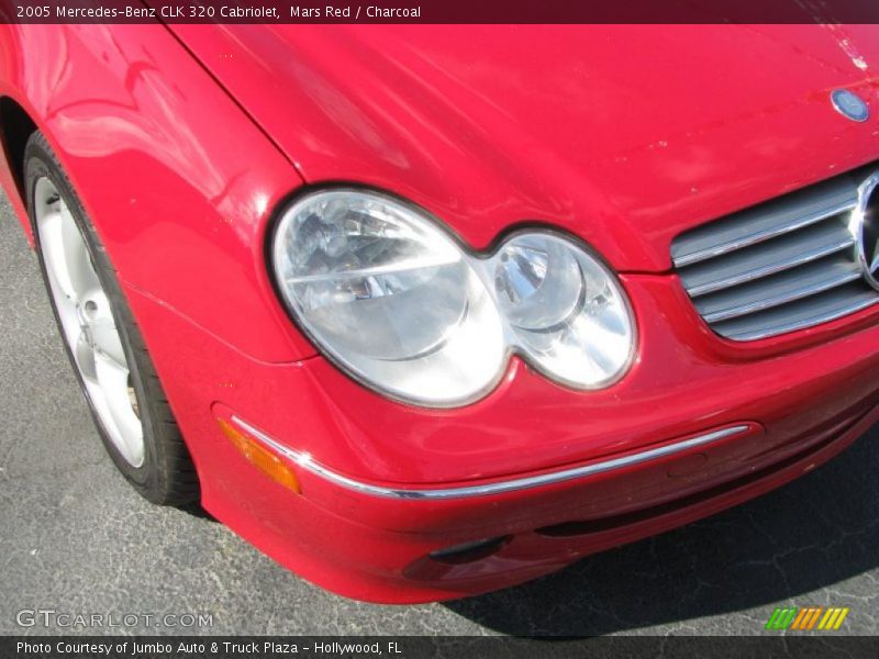 Mars Red / Charcoal 2005 Mercedes-Benz CLK 320 Cabriolet