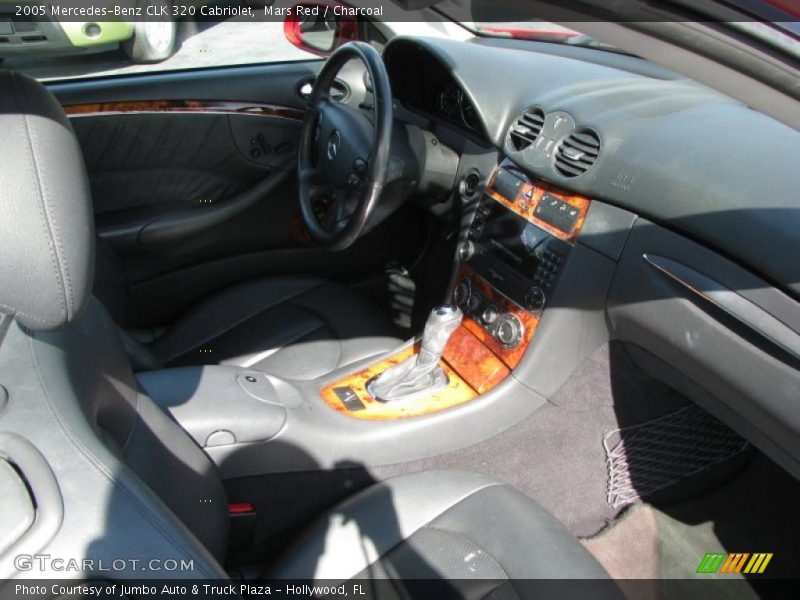Mars Red / Charcoal 2005 Mercedes-Benz CLK 320 Cabriolet