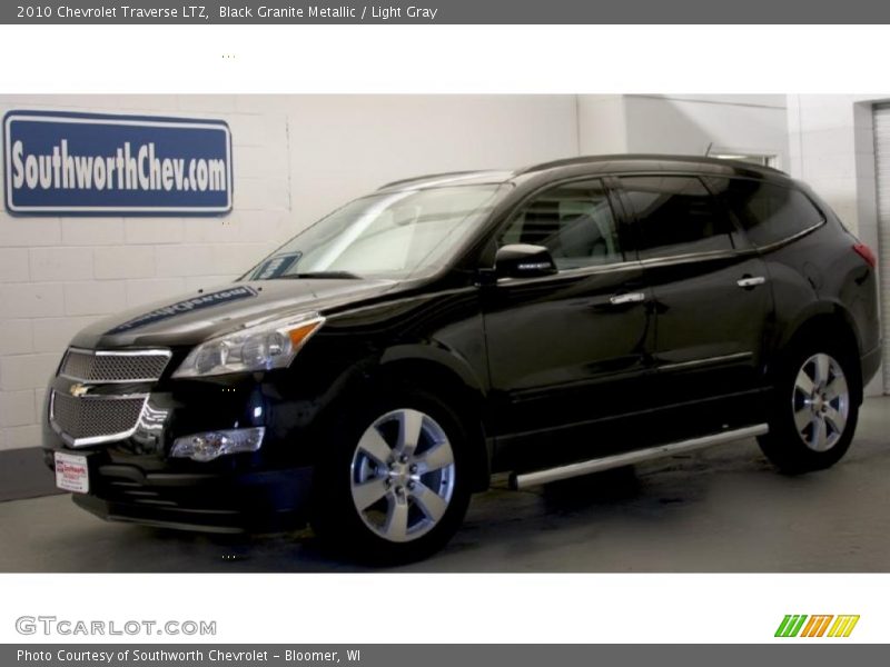 Black Granite Metallic / Light Gray 2010 Chevrolet Traverse LTZ