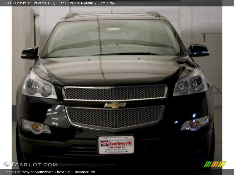 Black Granite Metallic / Light Gray 2010 Chevrolet Traverse LTZ