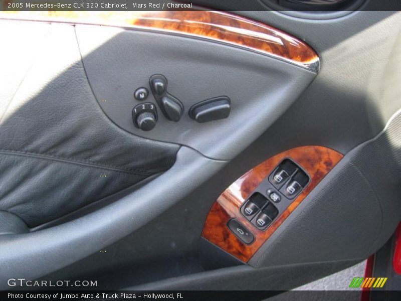 Mars Red / Charcoal 2005 Mercedes-Benz CLK 320 Cabriolet