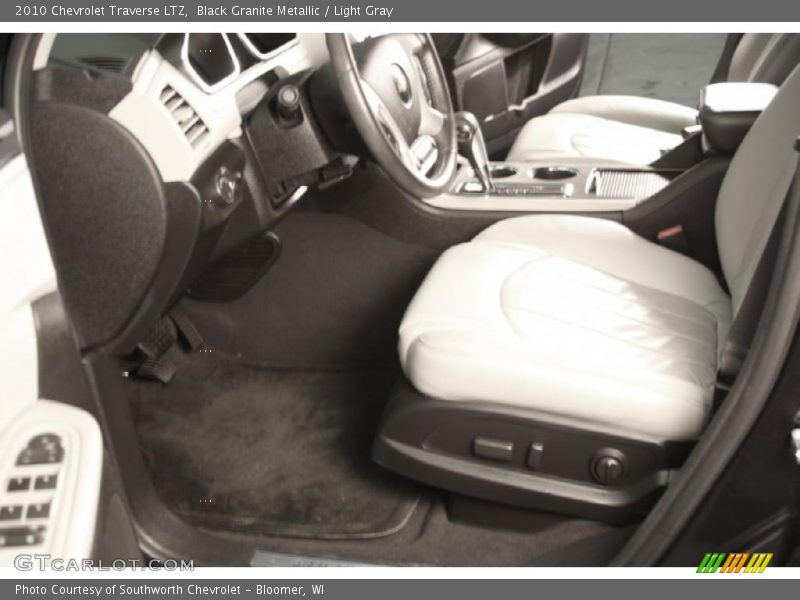 Black Granite Metallic / Light Gray 2010 Chevrolet Traverse LTZ