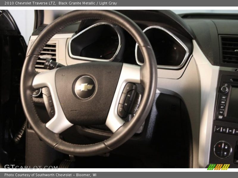 Black Granite Metallic / Light Gray 2010 Chevrolet Traverse LTZ