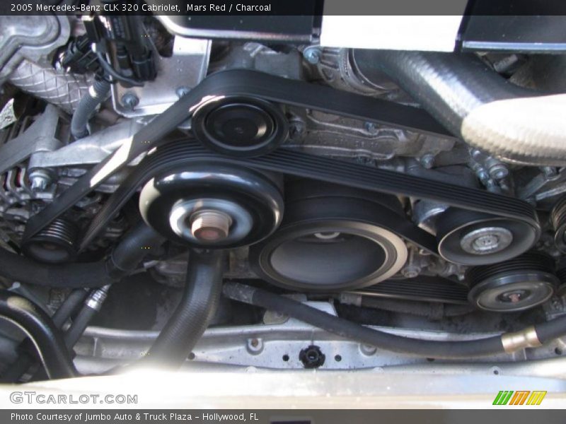 Mars Red / Charcoal 2005 Mercedes-Benz CLK 320 Cabriolet
