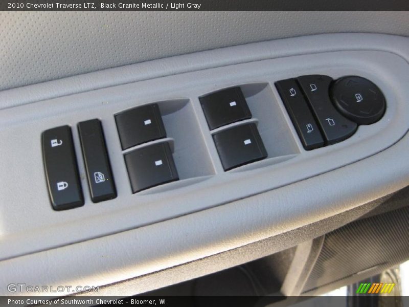 Black Granite Metallic / Light Gray 2010 Chevrolet Traverse LTZ
