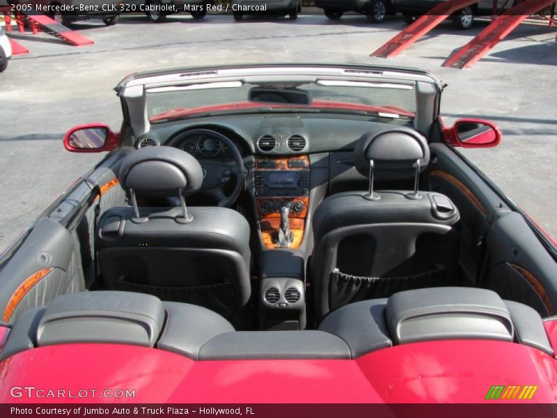 Mars Red / Charcoal 2005 Mercedes-Benz CLK 320 Cabriolet
