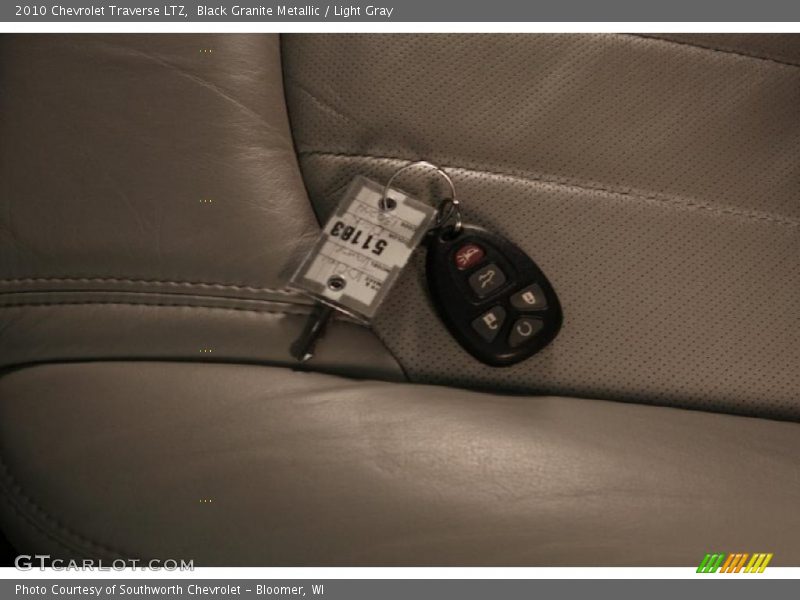 Black Granite Metallic / Light Gray 2010 Chevrolet Traverse LTZ