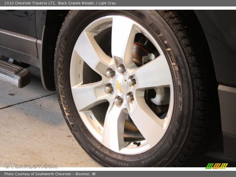Black Granite Metallic / Light Gray 2010 Chevrolet Traverse LTZ