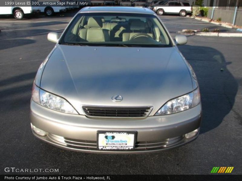 Antique Sage Pearl / Ivory 1999 Lexus ES 300