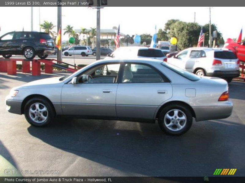 Antique Sage Pearl / Ivory 1999 Lexus ES 300