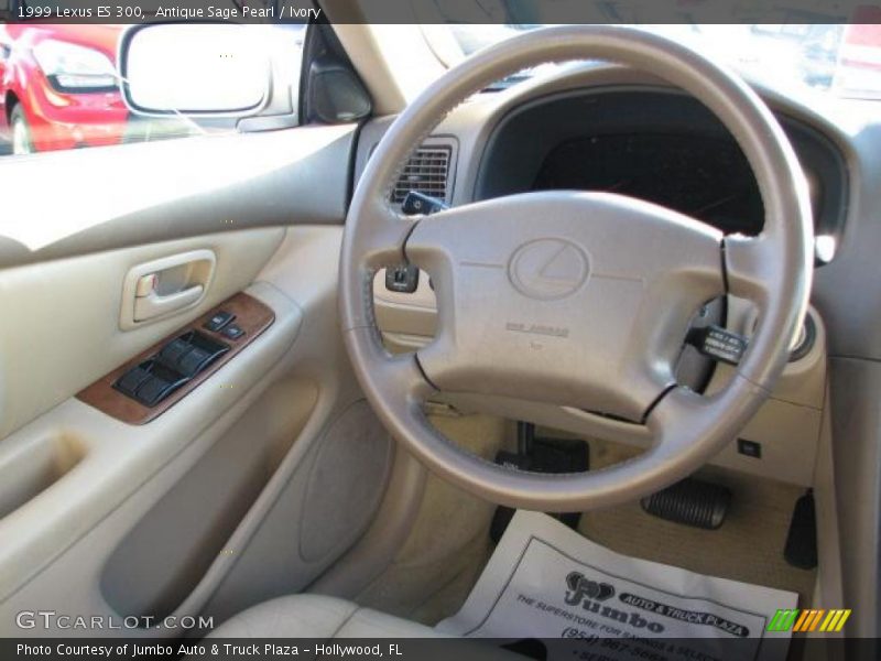 Antique Sage Pearl / Ivory 1999 Lexus ES 300