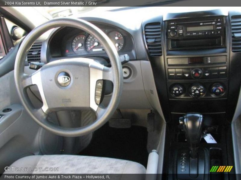 Diamond Silver Metallic / Gray 2004 Kia Sorento LX