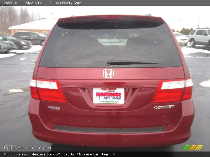 Redrock Pearl / Gray 2005 Honda Odyssey EX-L