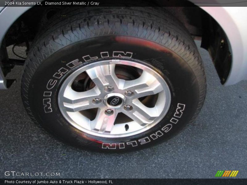 Diamond Silver Metallic / Gray 2004 Kia Sorento LX