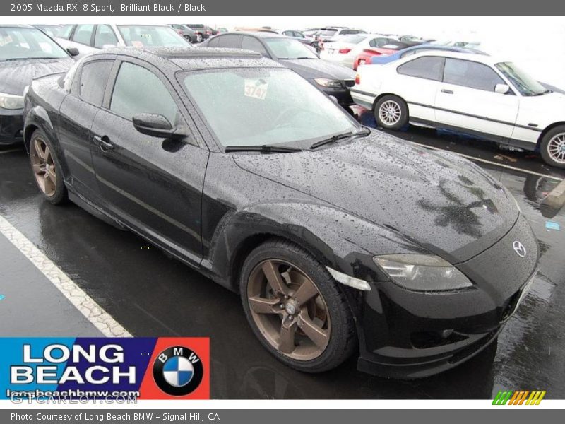 Brilliant Black / Black 2005 Mazda RX-8 Sport