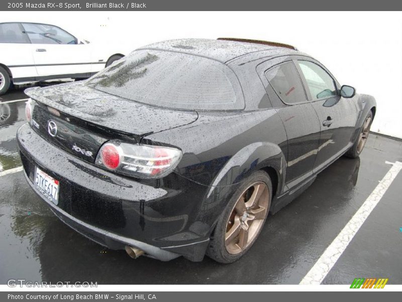 Brilliant Black / Black 2005 Mazda RX-8 Sport