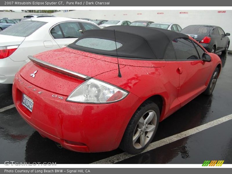Pure Red / Dark Charcoal 2007 Mitsubishi Eclipse Spyder GT